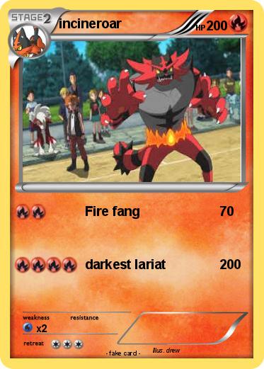 Pokemon incineroar