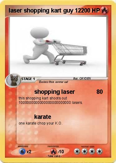 Pokemon laser shopping kart guy 12