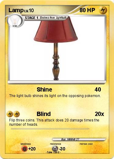 Pokemon Lamp