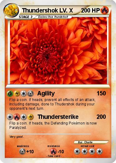 Pokemon Thundershok LV. X