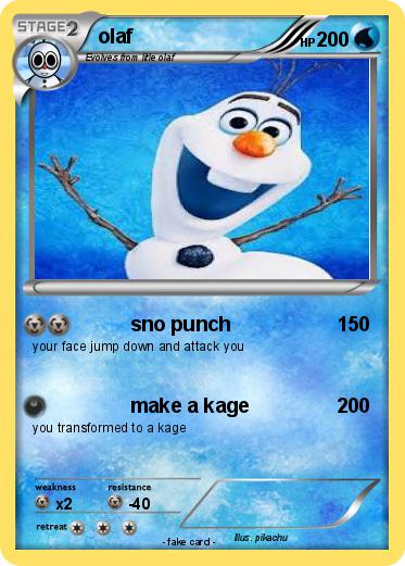 Pokemon olaf