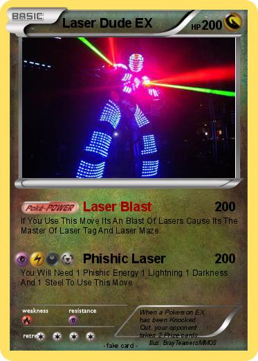 Pokemon Laser Dude EX