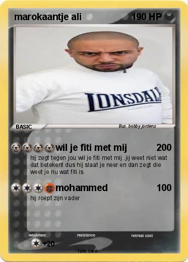 Pokemon marokaantje ali
