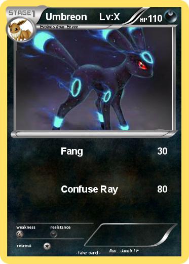 Pokemon Umbreon     Lv:X