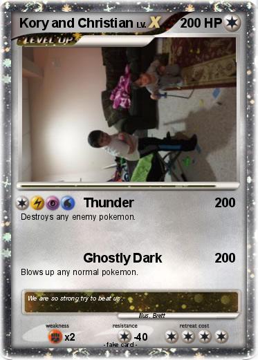 Pokemon Kory and Christian