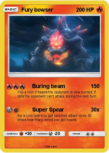 Pokemon Fury bowser