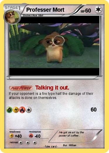 Pokemon Professer Mort