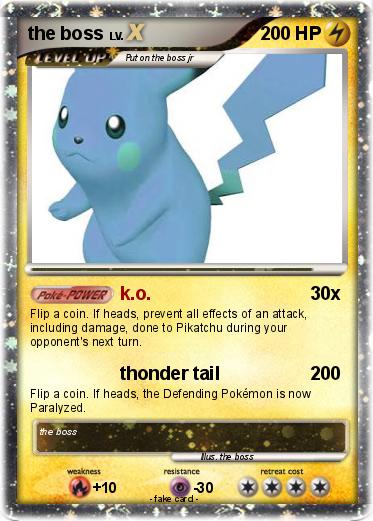 Pokemon the boss
