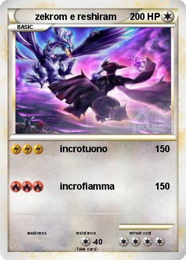 Pokemon zekrom e reshiram