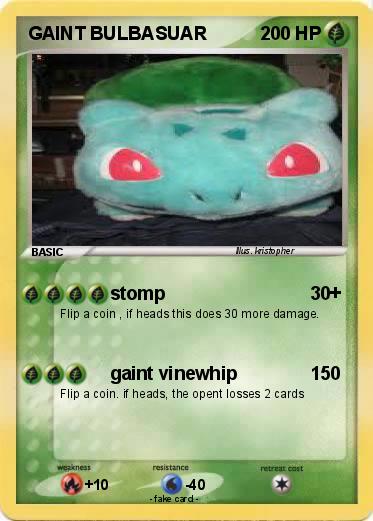 Pokemon GAINT BULBASUAR