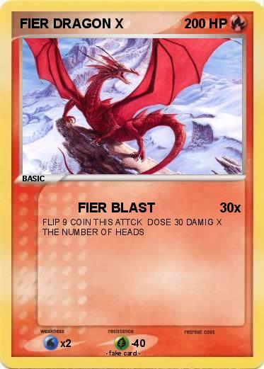 Pokemon FIER DRAGON X