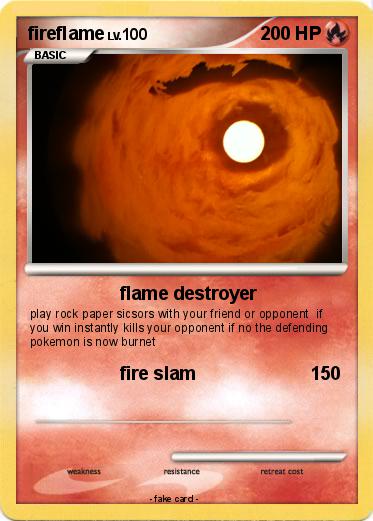 Pokemon fireflame
