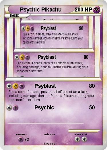 Pokemon Psychic Pikachu