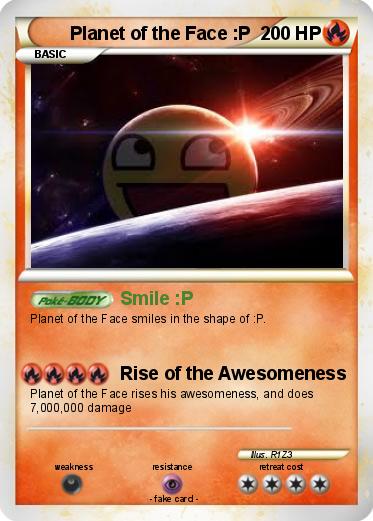Pokemon Planet of the Face :P