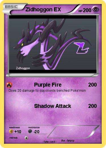 Pokemon Zidhoggon EX