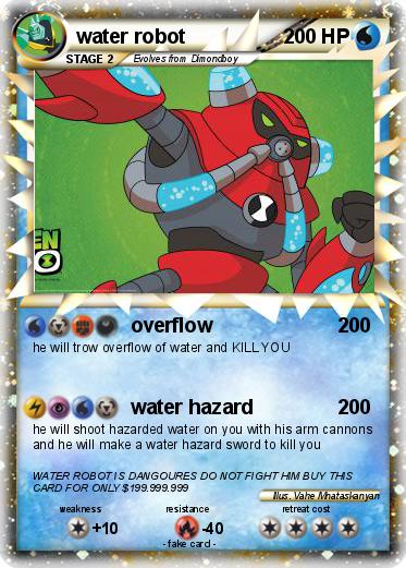 Pokemon water robot
