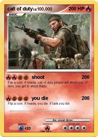 Pokemon call of duty