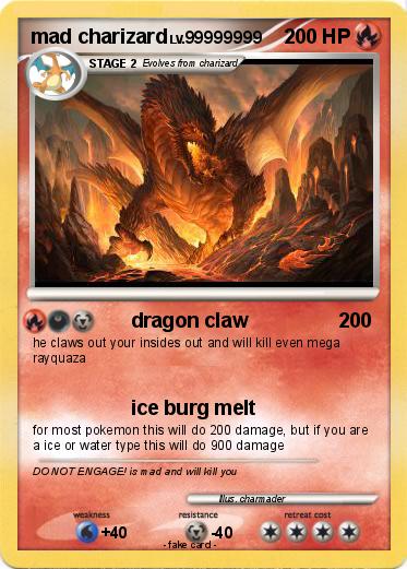 Pokemon mad charizard