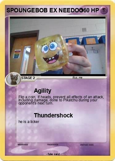 Pokemon SPOUNGEBOB EX NEEDOO