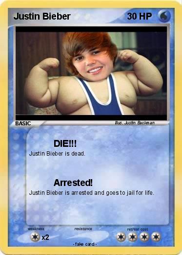 Pokemon Justin Bieber
