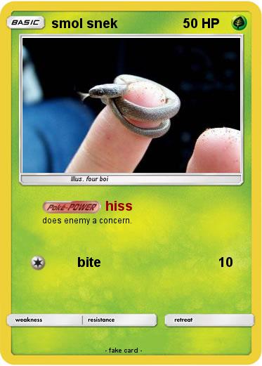 Pokemon smol snek
