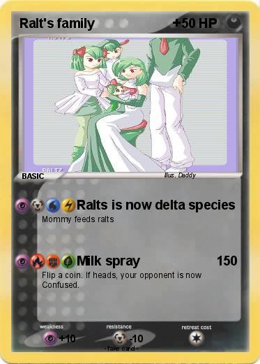 Pokemon Ralt's family                      +