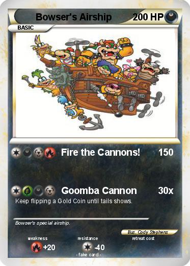 Pokemon Bowser's Airship