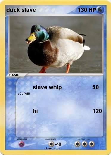 Pokemon duck slave