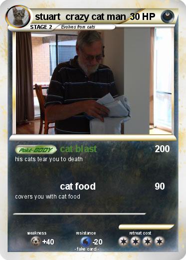 Pokemon stuart  crazy cat man