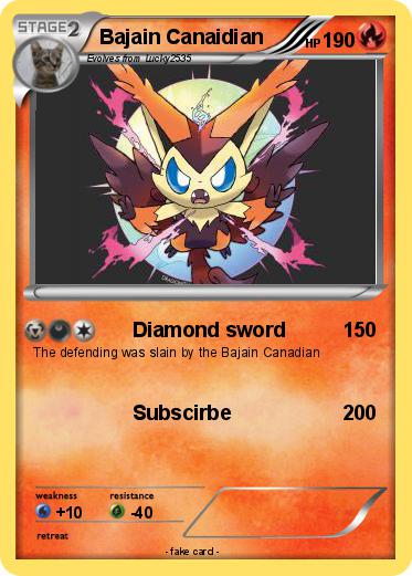 Pokemon Bajain Canaidian