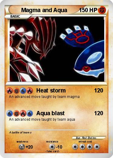 Pokemon Magma and Aqua