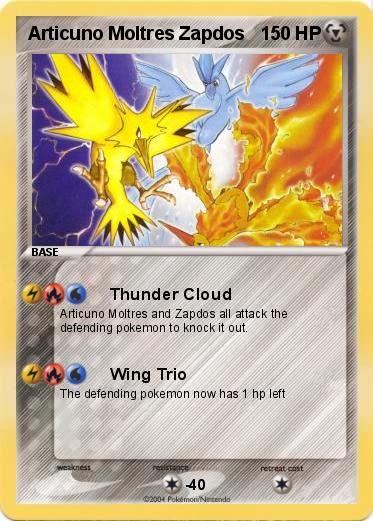 Pokemon Articuno Moltres Zapdos