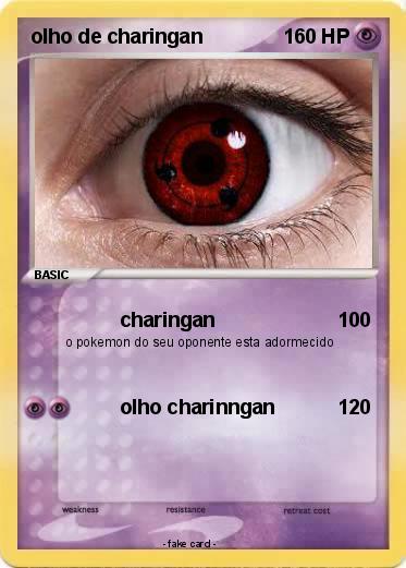Pokemon olho de charingan