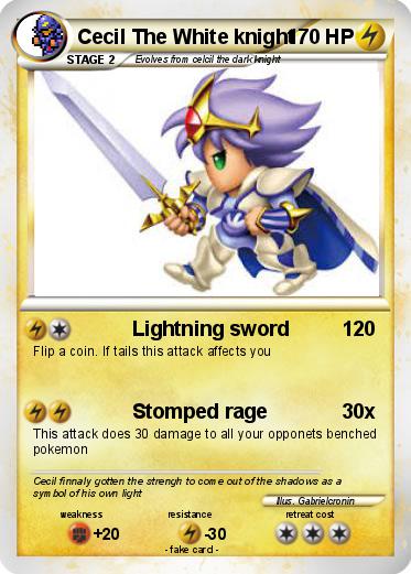 Pokemon Cecil The White knight