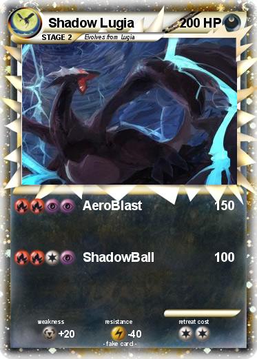 Pokemon Shadow Lugia
