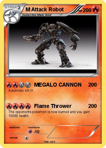 Pokemon M Attack Robot