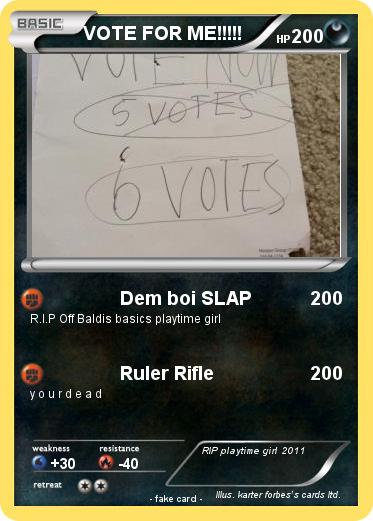Pokemon VOTE FOR ME!!!!!