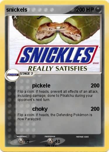 Pokemon snickels