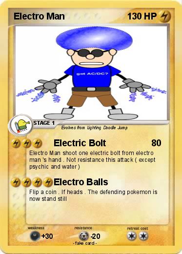 Pokemon Electro Man