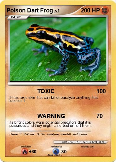 Pokemon Poison Dart Frog