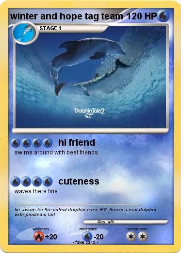 Pokemon winter and hope tag team