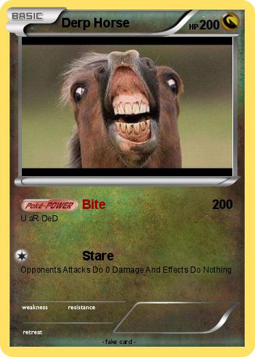 Pokemon Derp Horse