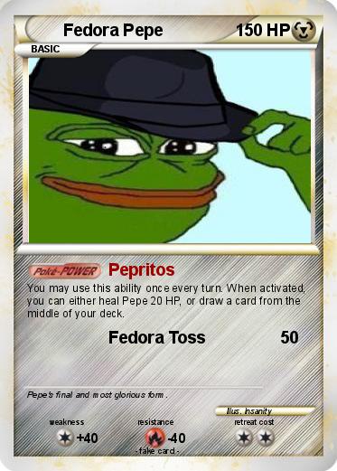Pokemon Fedora Pepe