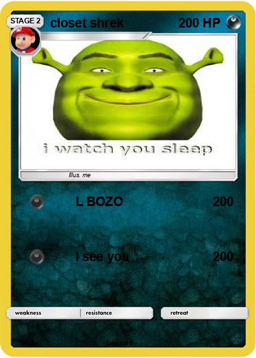Pokemon closet shrek