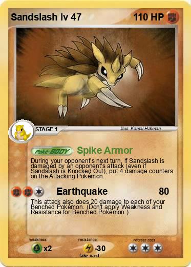 Pokemon Sandslash lv 47