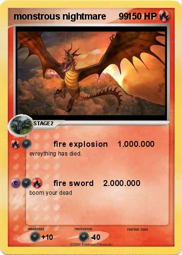 Pokemon monstrous nightmare     99
