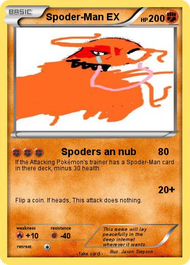 Pokemon Spoder-Man EX
