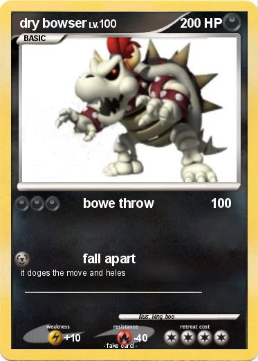 Pokemon dry bowser