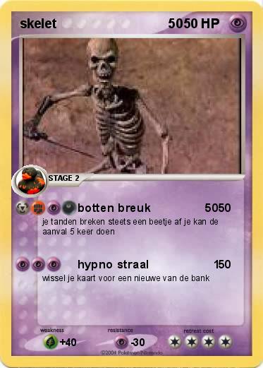 Pokemon skelet                               50