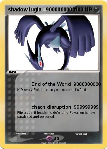 Pokemon shadow lugia   9000000000